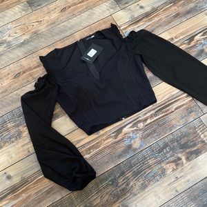 Cropped corset like top